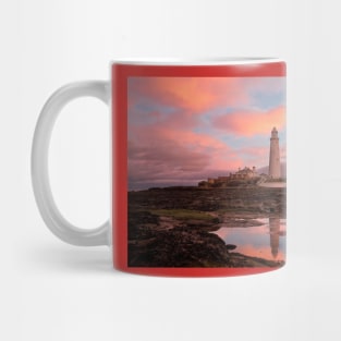 Pink and Blue sunrise at St Mary's Island Mug